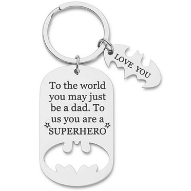Double-Sided Keyring Father's Fathers Day Or Birthday Gift I Love You Daddy